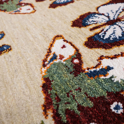 ギャッベ（ルリバフ）　54×90cm（HSS-11886）