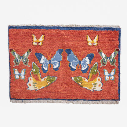 ギャッベ（ルリバフ）　58×88cm（HSS-11890）