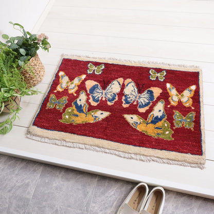 ギャッベ（ルリバフ）　57×91cm（HSS-11894）