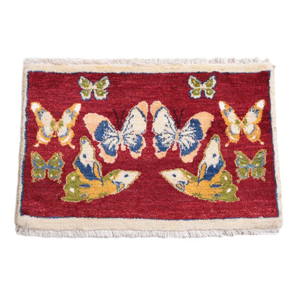 ギャッベ（ルリバフ）　57×91cm（HSS-11894）