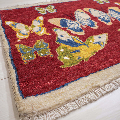 ギャッベ（ルリバフ）　57×91cm（HSS-11894）