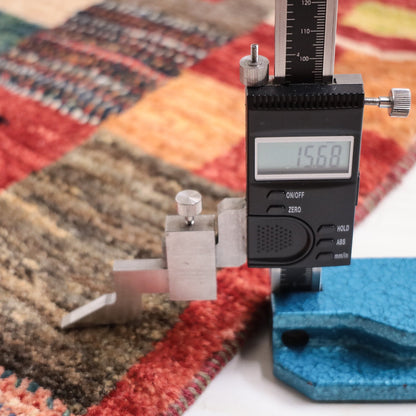 ギャッベ（ルリバフ）　89×71cm（HSS-11896）