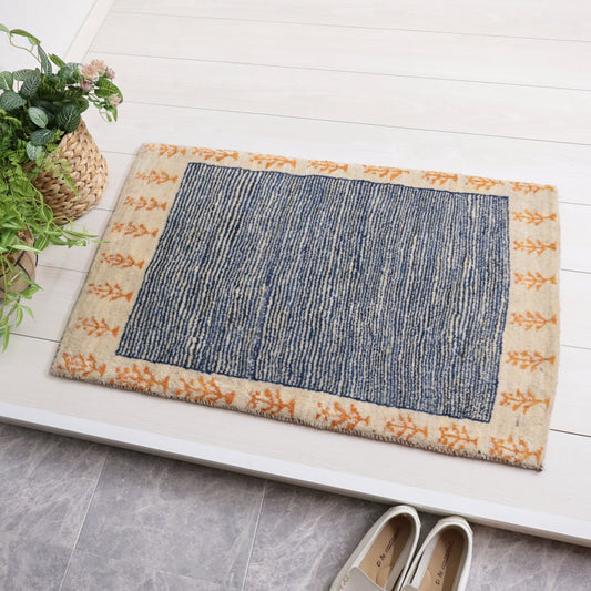 ギャッベ（ルリバフ）　87×55cm（HSS-11898）