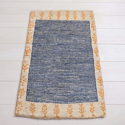 ギャッベ（ルリバフ）　87×55cm（HSS-11898）