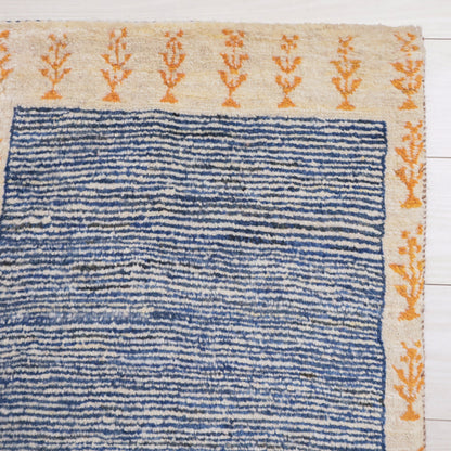 ギャッベ（ルリバフ）　87×55cm（HSS-11898）