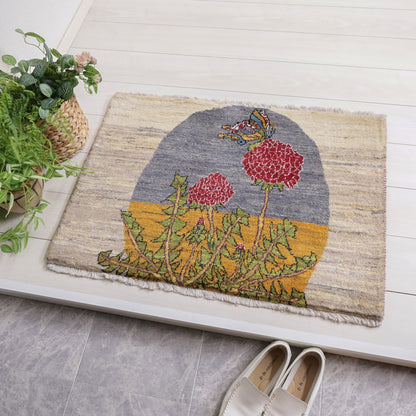 ギャッベ（ルリバフ）　62×87cm（HSS-11899）