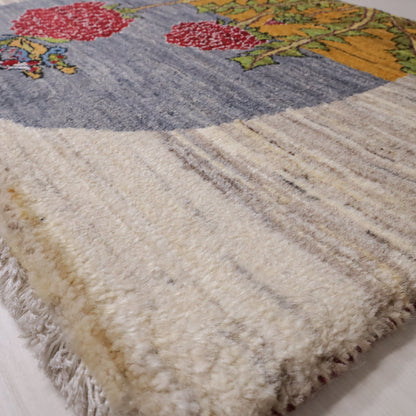 ギャッベ（ルリバフ）　62×87cm（HSS-11899）