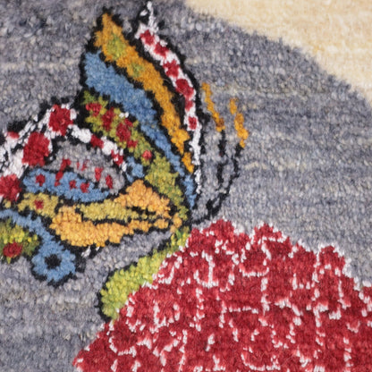 ギャッベ（ルリバフ）　62×87cm（HSS-11899）