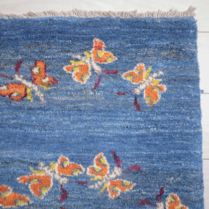 ギャッベ（ルリバフ）　91×55cm（HSS-11900）