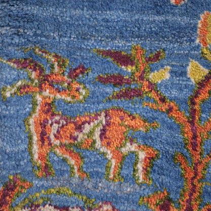 ギャッベ（ルリバフ）　91×55cm（HSS-11900）