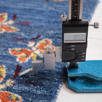 ギャッベ（ルリバフ）　91×55cm（HSS-11900）