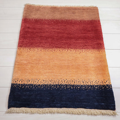 ギャッベ（ルリバフ）　91×68cm（HSS-11902）