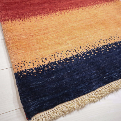 ギャッベ（ルリバフ）　91×68cm（HSS-11902）