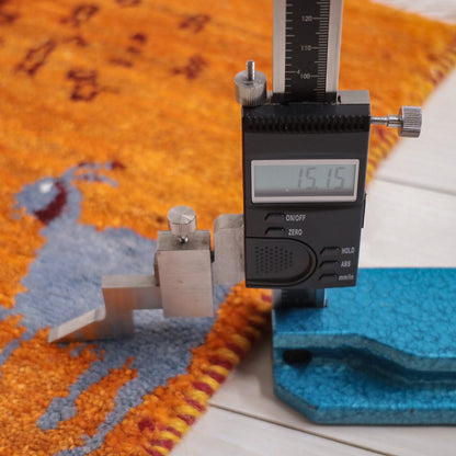 ギャッベ（ルリバフ）　61×83cm（HSS-11906）