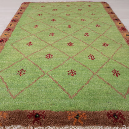 ギャッベ（ルリバフ）　84×58cm（HSS-11910）