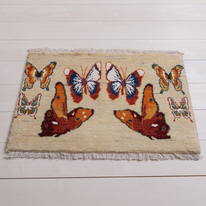 ギャッベ（ルリバフ）　55×84cm（HSS-11911）