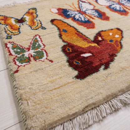 ギャッベ（ルリバフ）　55×84cm（HSS-11911）