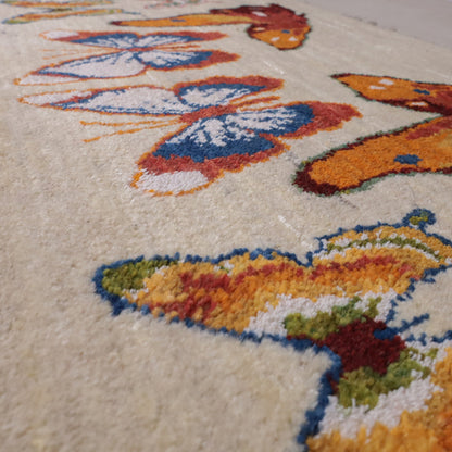 ギャッベ（ルリバフ）　55×84cm（HSS-11911）