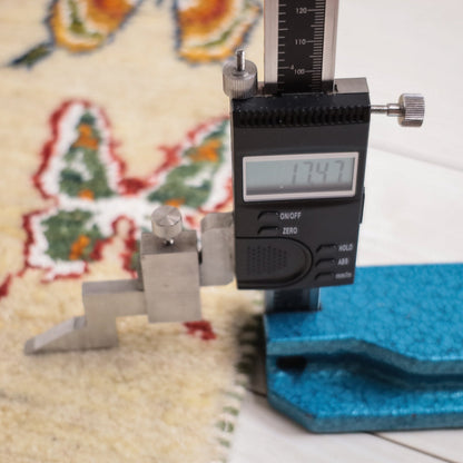 ギャッベ（ルリバフ）　55×84cm（HSS-11911）