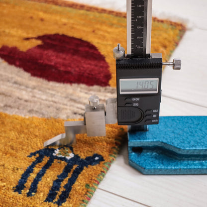 ギャッベ（ルリバフ）　62×85cm（HSS-11913）