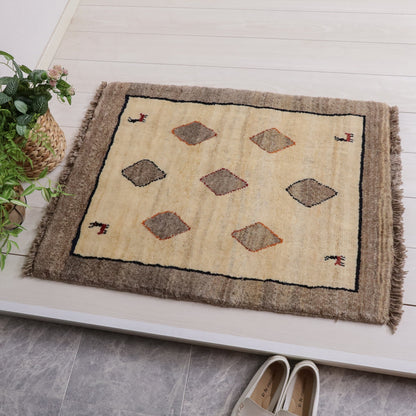 ギャッベ（ルリバフ）　92×71cm（HSS-11916）