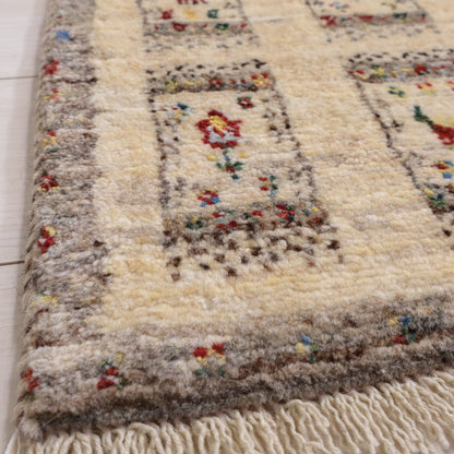 ギャッベ（ルリバフ）　63×47cm（HSS-11921）