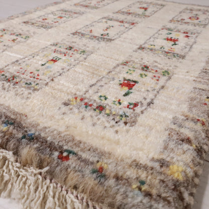 ギャッベ（ルリバフ）　63×47cm（HSS-11921）