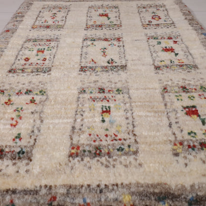 ギャッベ（ルリバフ）　63×47cm（HSS-11921）