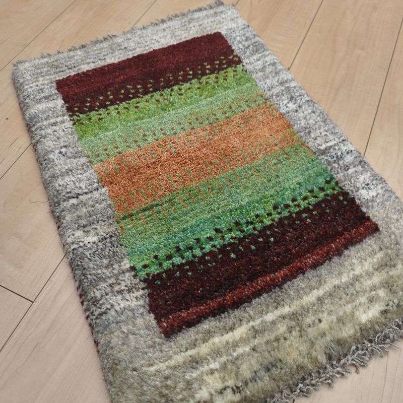 ギャッベ（ギャベ）ラティーフ　60×42cm（HSS-12969）