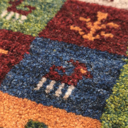 ギャッベ（ギャベ）ラティーフ　55×43cm（HSS-12970）