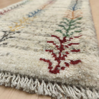 ギャッベ（ギャベ）ラティーフ　63×39cm（HSS-12971）