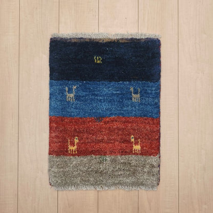 ギャッベ（ギャベ）ラティーフ　55×42cm（HSS-12972）