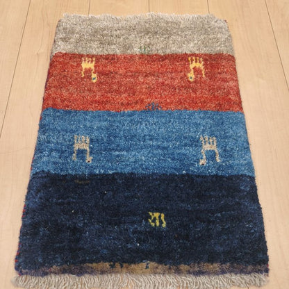 ギャッベ（ギャベ）ラティーフ　55×42cm（HSS-12972）