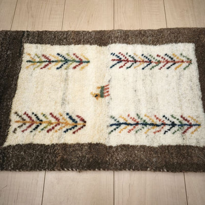 ギャッベ（ギャベ）ラティーフ　61×37cm（HSS-12973）