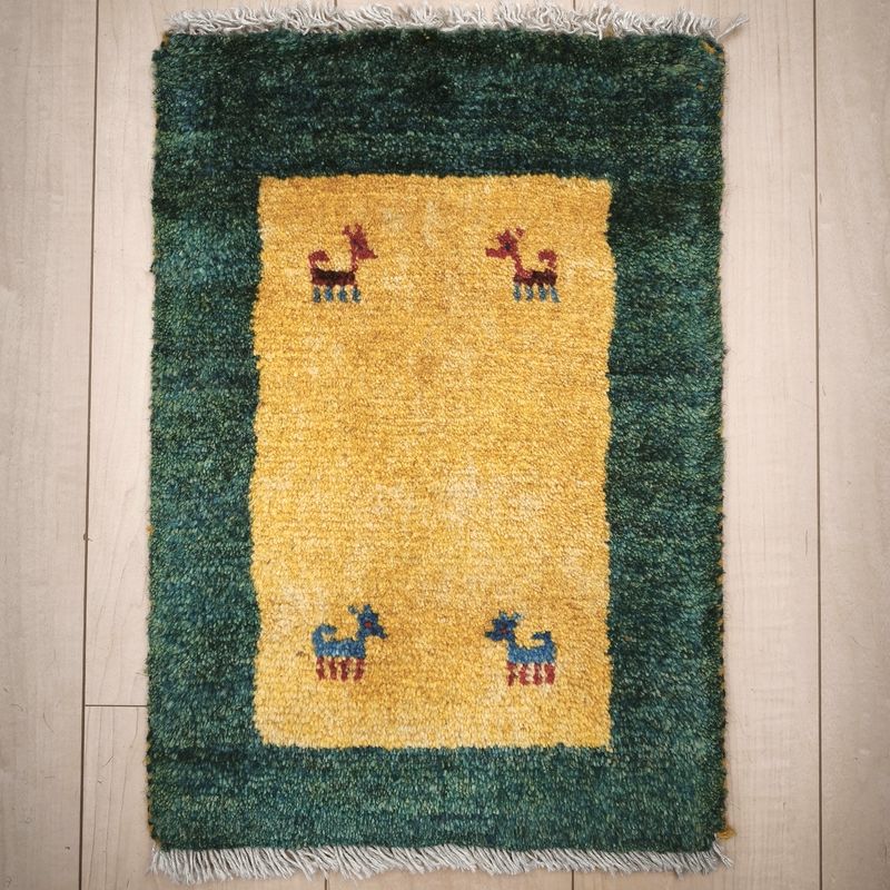 ギャッベ（ギャベ）ラティーフ　50×35cm（HSS-12974）