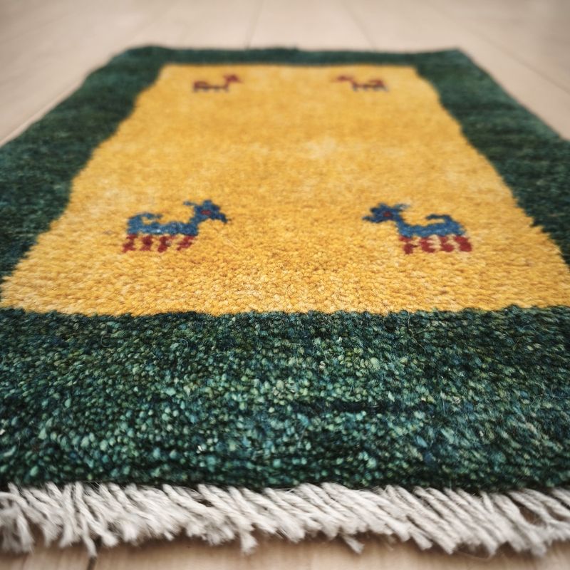 ギャッベ（ギャベ）ラティーフ　50×35cm（HSS-12974）