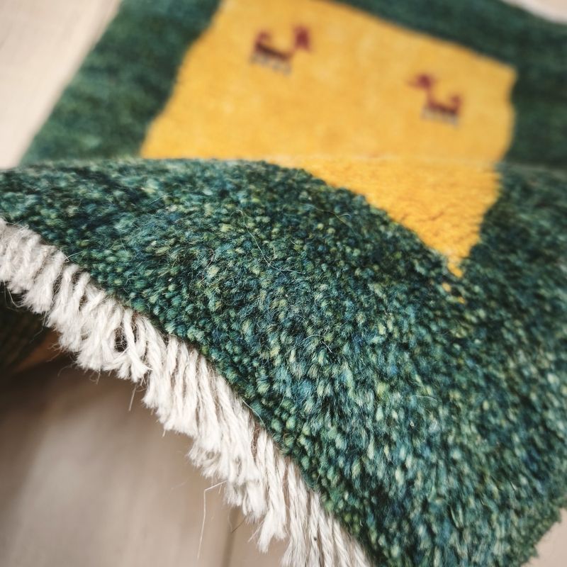 ギャッベ（ギャベ）ラティーフ　50×35cm（HSS-12974）