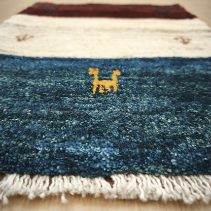 ギャッベ（ギャベ）ラティーフ　57×43cm（HSS-12975）