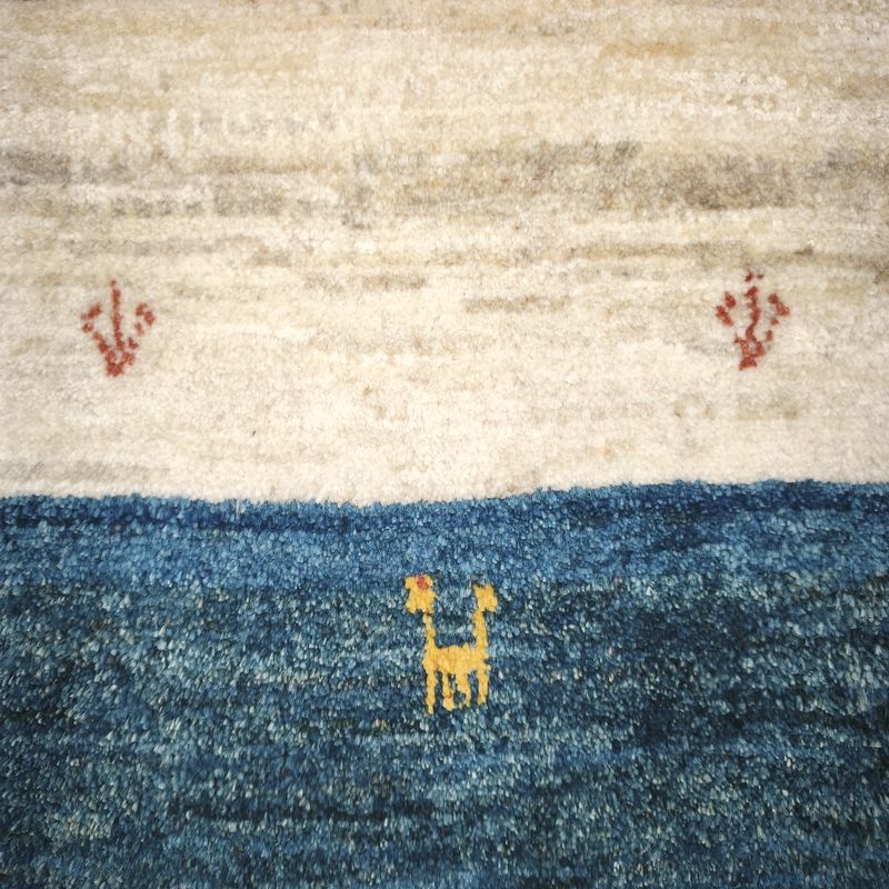 ギャッベ（ギャベ）ラティーフ　57×43cm（HSS-12975）