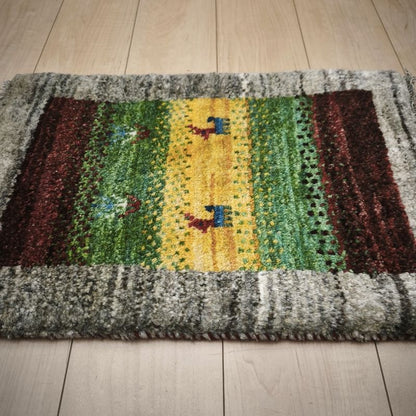 ギャッベ（ギャベ）ラティーフ　60×41cm（HSS-12976）