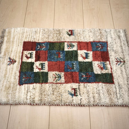 ギャッベ（ギャベ）ラティーフ　57×36cm（HSS-12977）