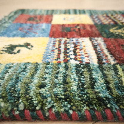 ギャッベ（ギャベ）ラティーフ　54×39cm（HSS-12978）