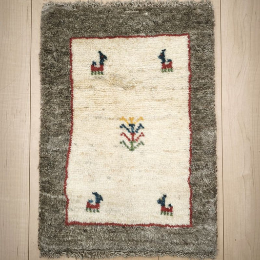 ギャッベ（ギャベ）ラティーフ　58×41cm（HSS-12979）