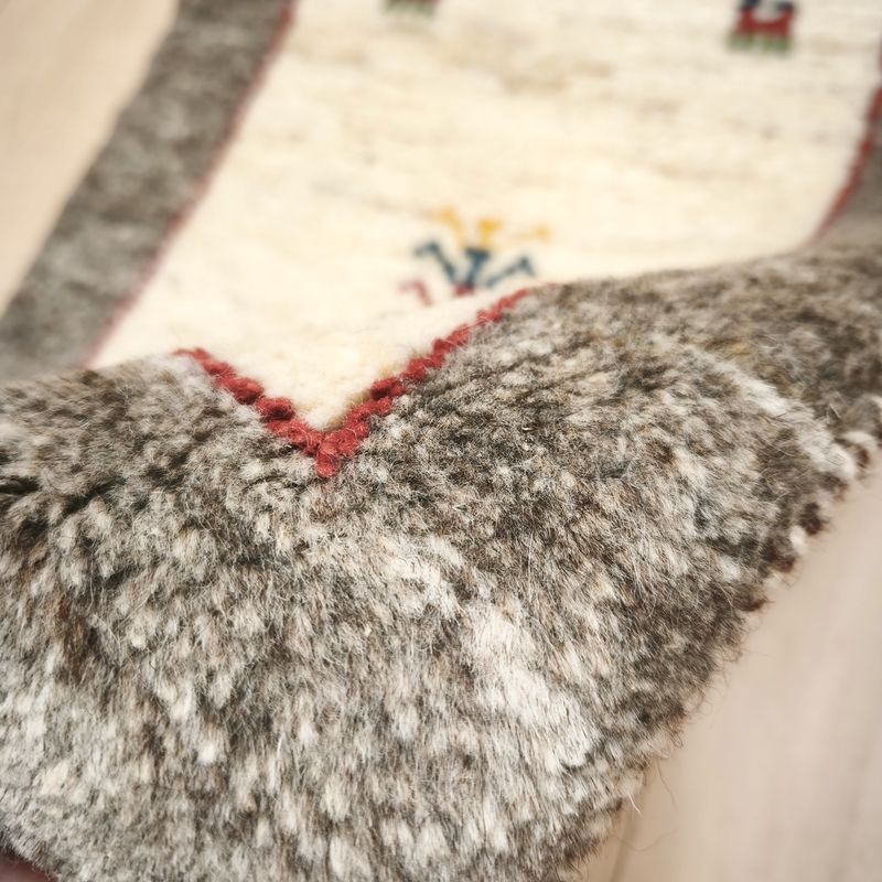 ギャッベ（ギャベ）ラティーフ　58×41cm（HSS-12979）