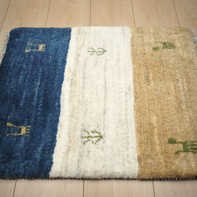 ギャッベ（ギャベ）ラティーフ　58×45cm（HSS-12980）