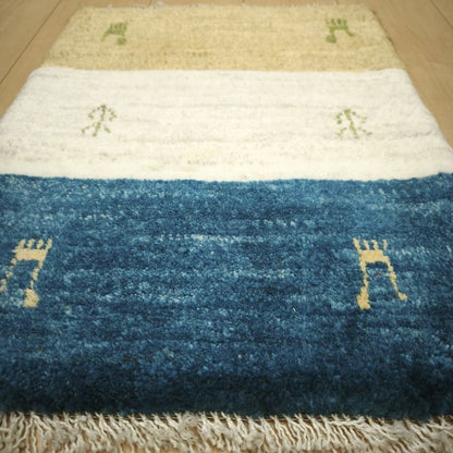 ギャッベ（ギャベ）ラティーフ　58×45cm（HSS-12980）