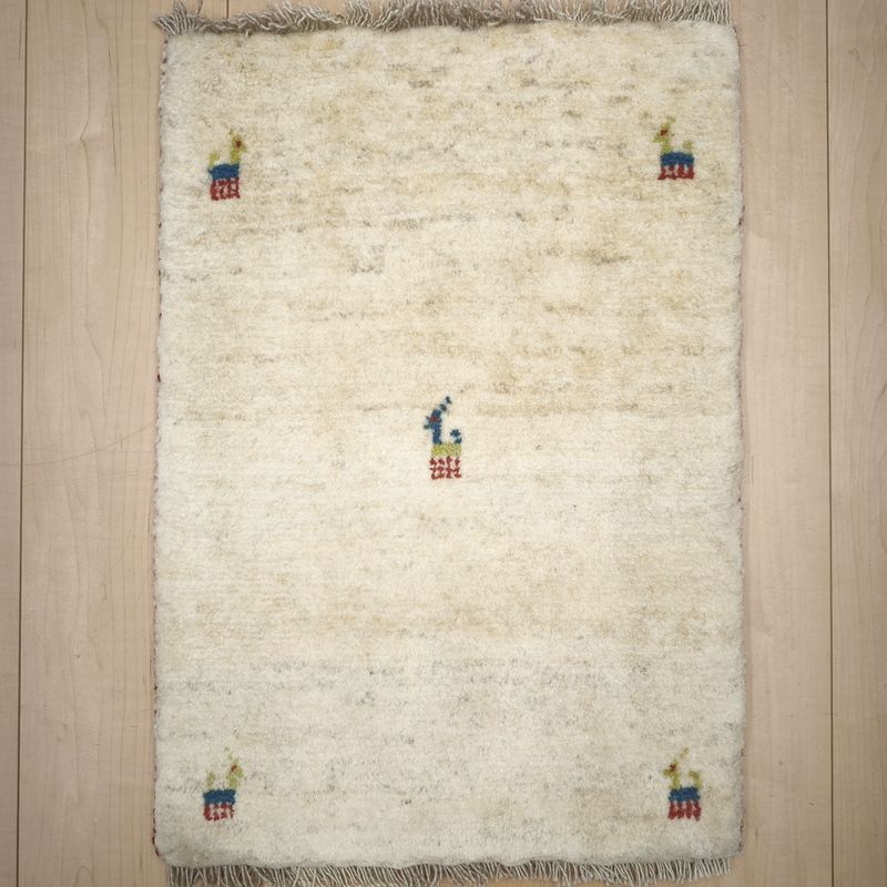 ギャッベ（ギャベ）ラティーフ　61×43cm（HSS-12981）