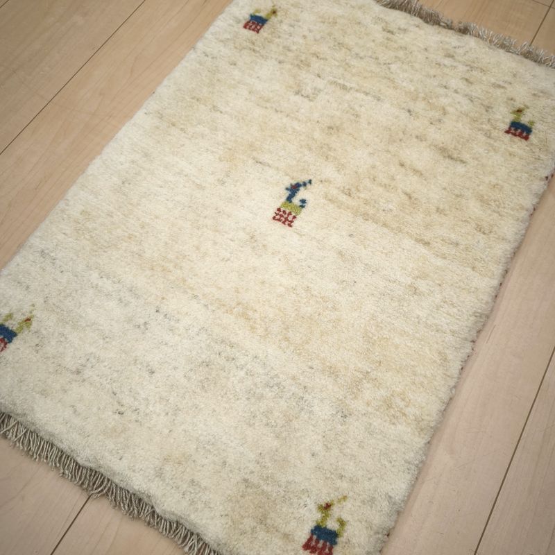 ギャッベ（ギャベ）ラティーフ　61×43cm（HSS-12981）