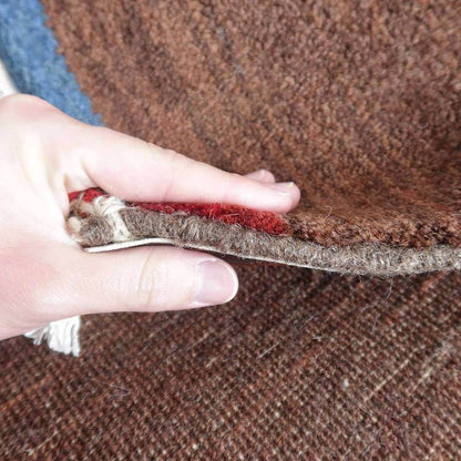 上質ギャッベ／リーズバフ 89×63cm（HSS-59321）