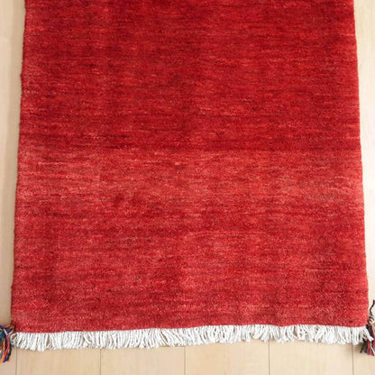 上質ギャッベ／リーズバフ 81×65cm（HSS-58204）